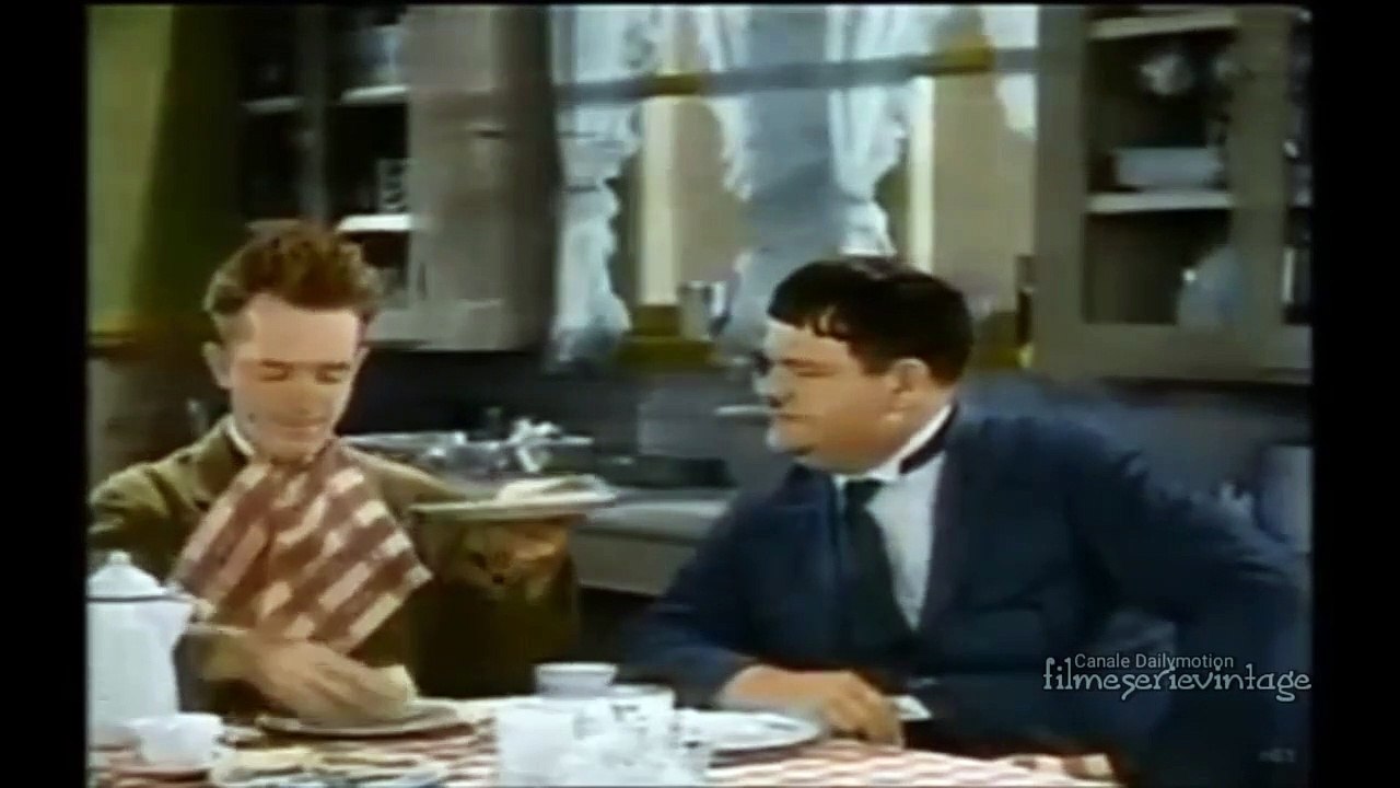 STANLIO E OLLIO A COLORI "Andiamo a lavorare" STAN LAUREL e OLIVER HARDY