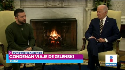 Rusia condena reunión de Zelenski con Joe Biden