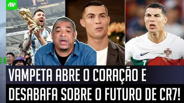 ISSO É MUITO RUIM! Eu NÃO QUERIA VER o Cristiano Ronaldo... Vampeta DESABAFA sobre FUTURO de CR7!