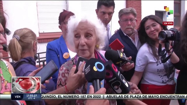 En Argentina concluye conferencia de prensa de Abuelas de Plaza de Mayo sobre el hallazgo del nieto número 131
