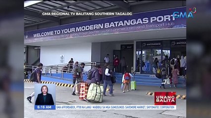 Mga pasahero, dagsa na sa Batangas Port | UB