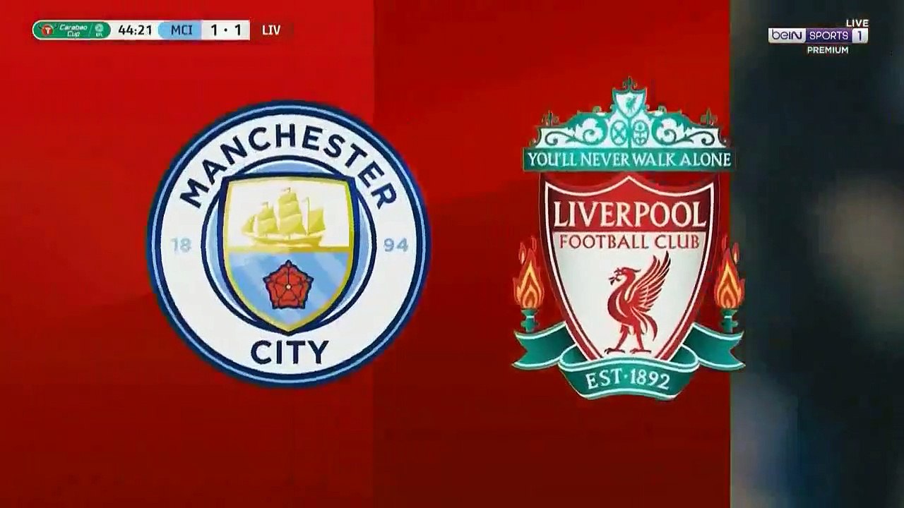 ملخص مباراة ليفربول ومانشستر سيتي (2-3) كأس الرابطة الانجليزية