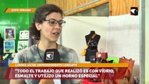 “Todo el trabajo que realizó es con vidrio, esmalte y utilizo un horno especial”