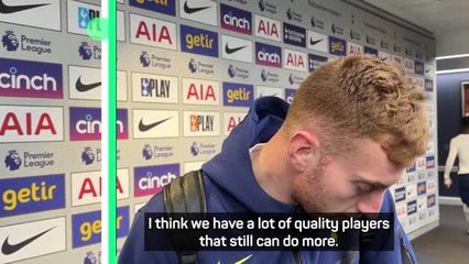 Kulusevski expecting a better second half for Spurs