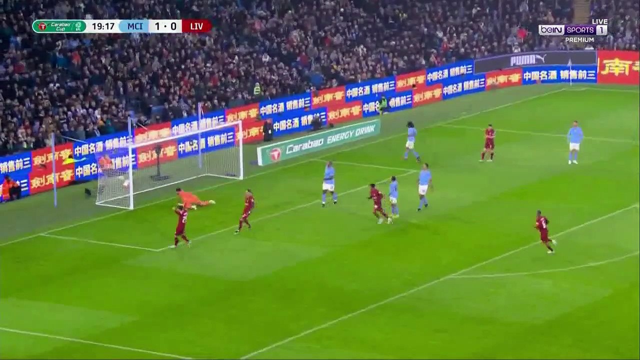 اهداف مباراة ليفربول ومانشستر سيتي 2 3 كأس الرا...