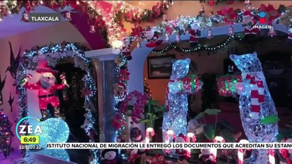 Fachadas navideñas espectaculares en Tlaxcala