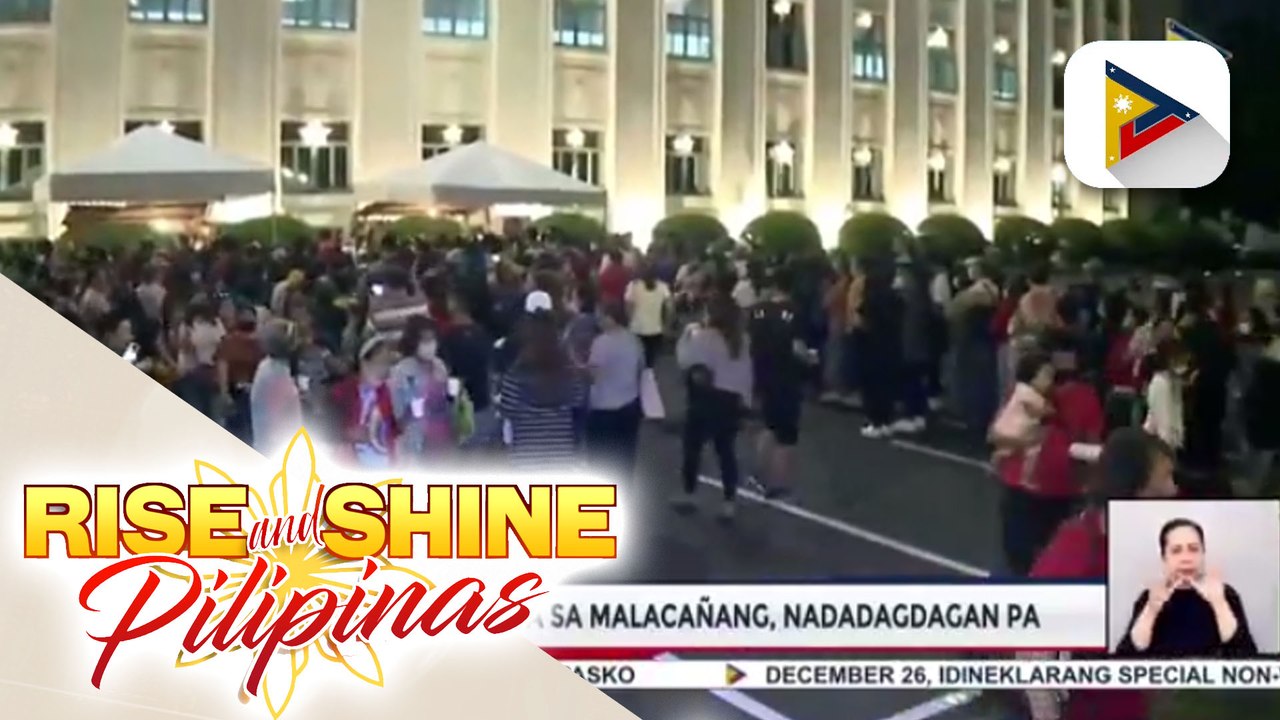 Mga dumayo sa Malacañang, labis ang tuwa; Bilang ng bumibisita sa Malacañang, nadadagdagan pa