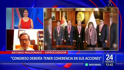 Exprocurador Antonio Maldonado: “El Congreso ha perdido toda legitimidad moral y política”
