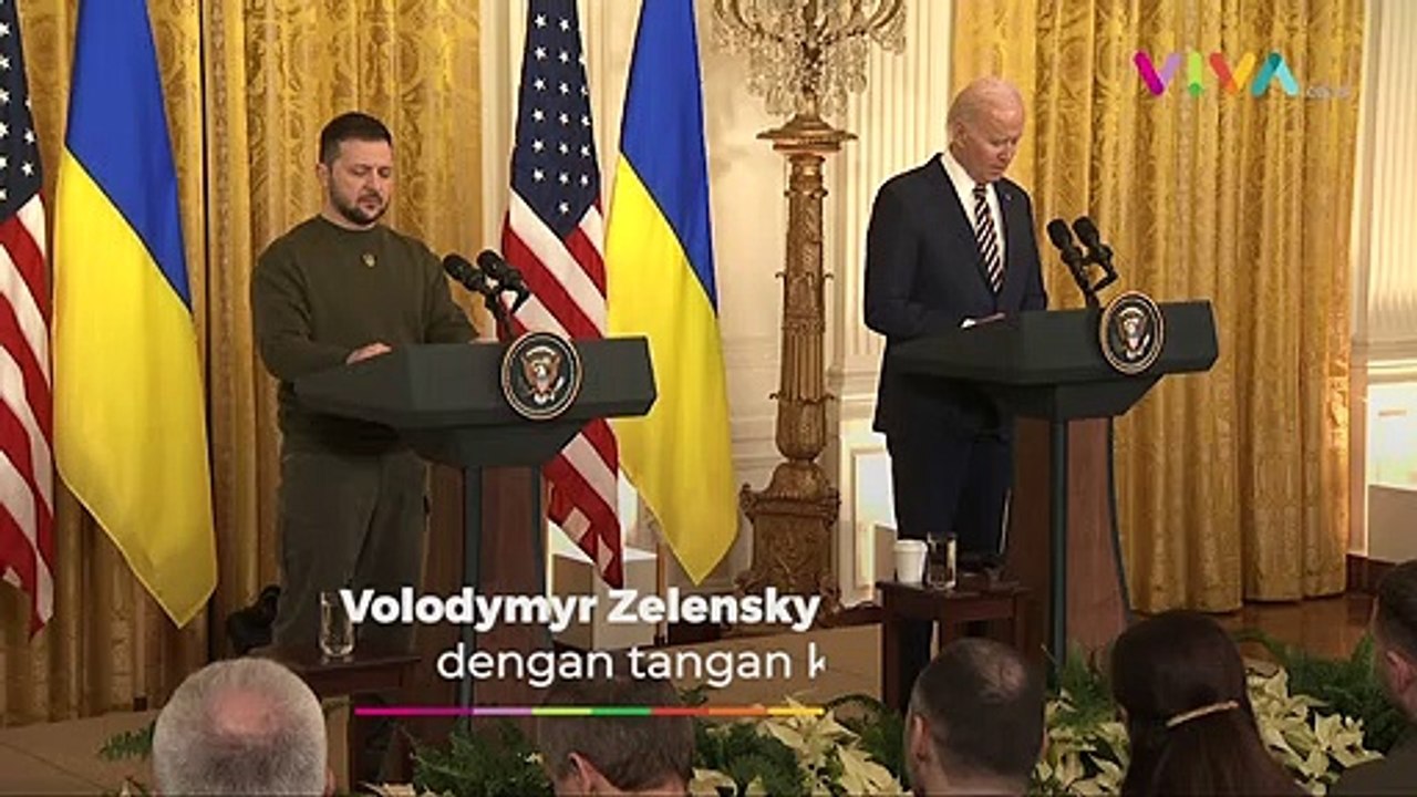 Tak Tangan Kosong, Zelensky Bawa 'Harta Karun' untuk Biden