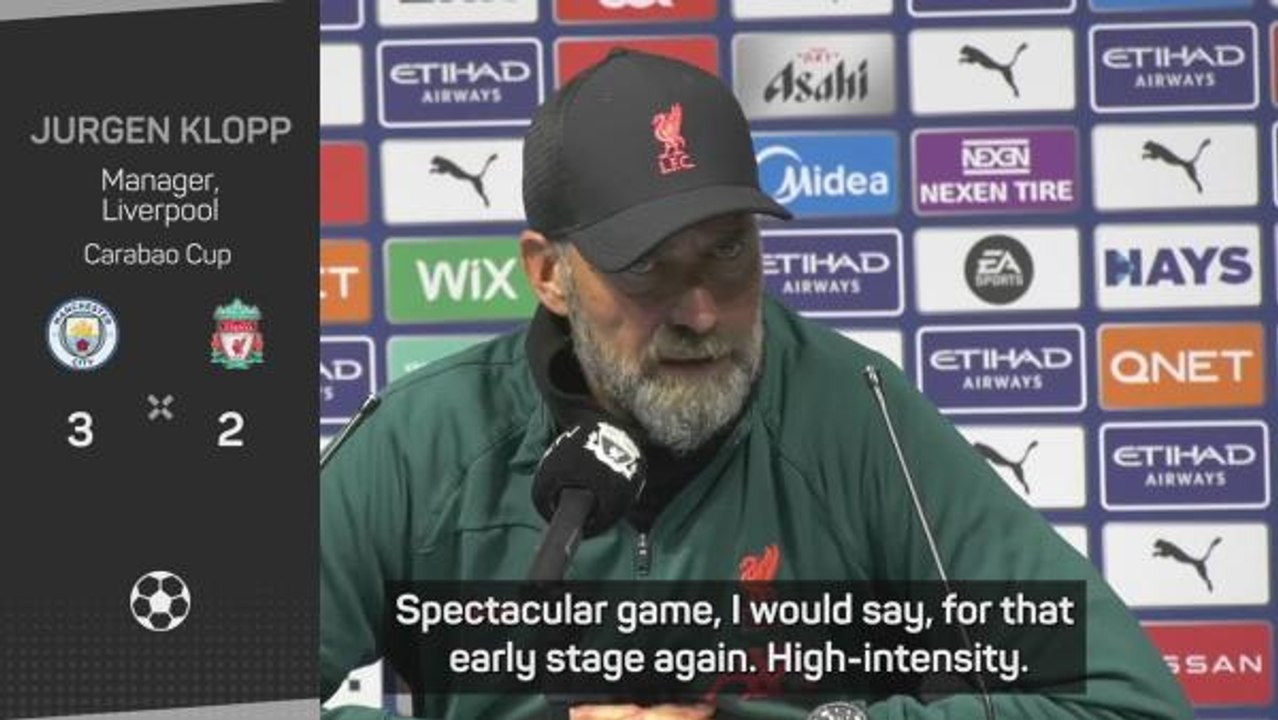 Liverpool can 'take lots away' from City defeat - Klopp