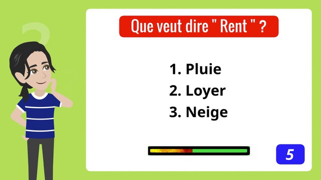 20 Mots + Phrases en anglais