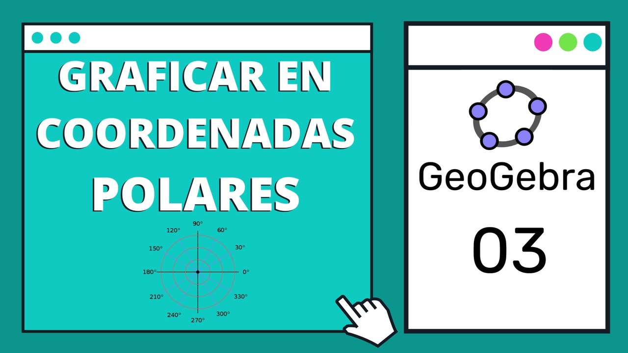 ¿Cómo graficar funciones en coordenadas polares  en GeoGebra?