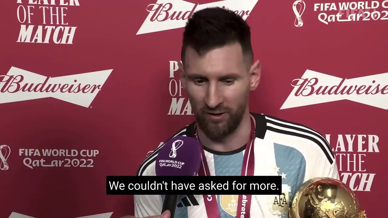 Lionel Messi - @budweiser Player of the Match _ Argentina vs France