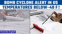 Bomb cyclone alert in parts of US | Christmas travel chaos as many flights cancelled | Oneindia News