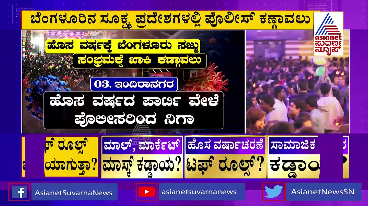 Bengaluru: ಹೊಸ ವರ್ಷಾಚರಣೆಗೆ ಭರ್ಜರಿ ಸಿದ್ಧತೆ: ಪೊಲೀಸರಿಂದ 5000 ಸಿಸಿಟಿವಿ ಅಳವಡಿಕೆ