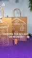 Casa de jengibre: decora fácil tus bolsas de regalo