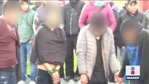 Grupo armado rescata a cuatro hombres que iban a ser linchados en Chiapas