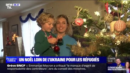 Des réfugiés ukrainiens en France s'apprêtent à passer Noël loin de chez eux