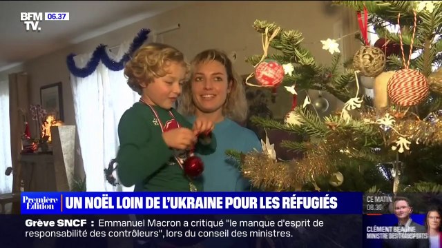 Des réfugiés ukrainiens en France s'apprêtent à passer Noël loin de chez eux