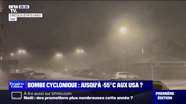 Froid glacial, neige, vents violents: une bombe cyclonique touche les États-Unis