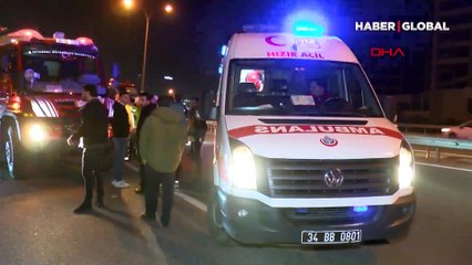 Aşırı hızlı sürücü TEM otoyolunu birbirine kattı