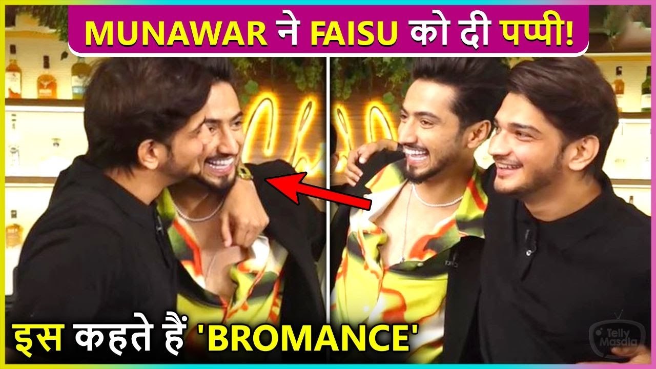 Munawar Faruqui KISSES Faisu, Give Friendship Goals To Fans