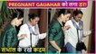 Pregnant Gauahar Khan Watches Her Step,Walks Carefully At Filmfare OTT Awards 2022