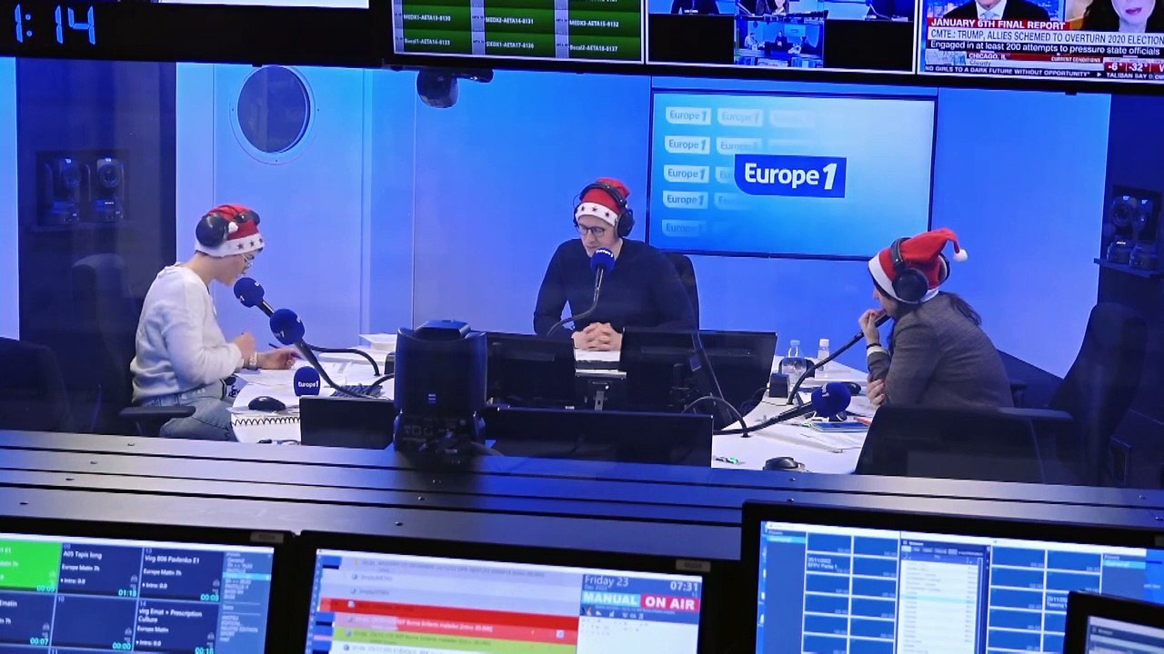 DOCUMENT EUROPE 1 -  À deux jours de Noël, Élisabeth Borne au chevet des enfants malades