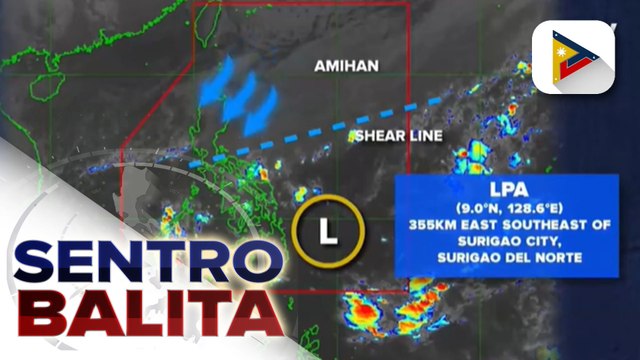 LPA malapit sa Surigao city, inaasahang malulusaw ngayong araw; pag-ulan sa ilang lugar, inaasahan ngayong weekend