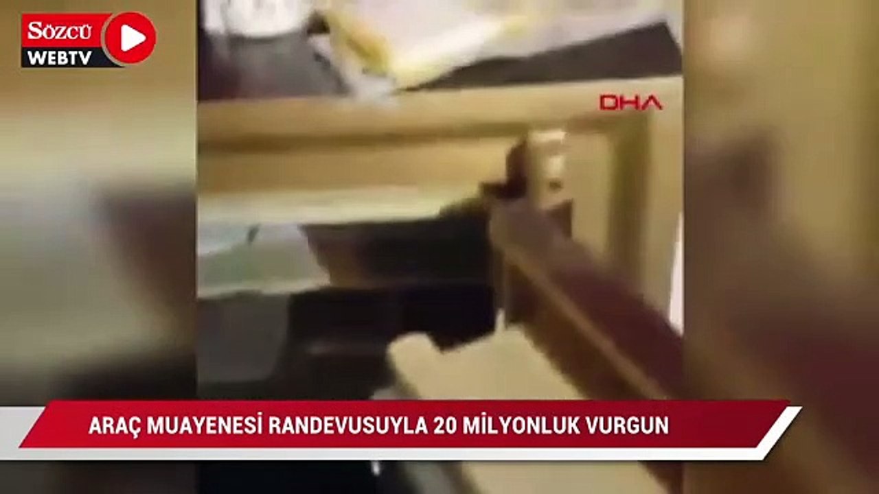 Araç muayenesi randevusuyla 20 milyonluk vurgun