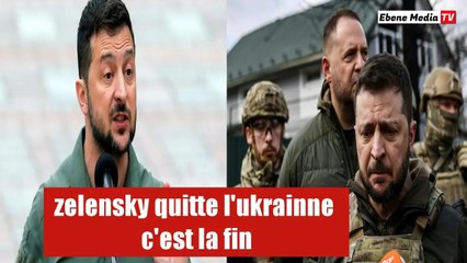 "il n'est qu'un lâche": Zelensky prend la fuite et abandonne l'Ukraine