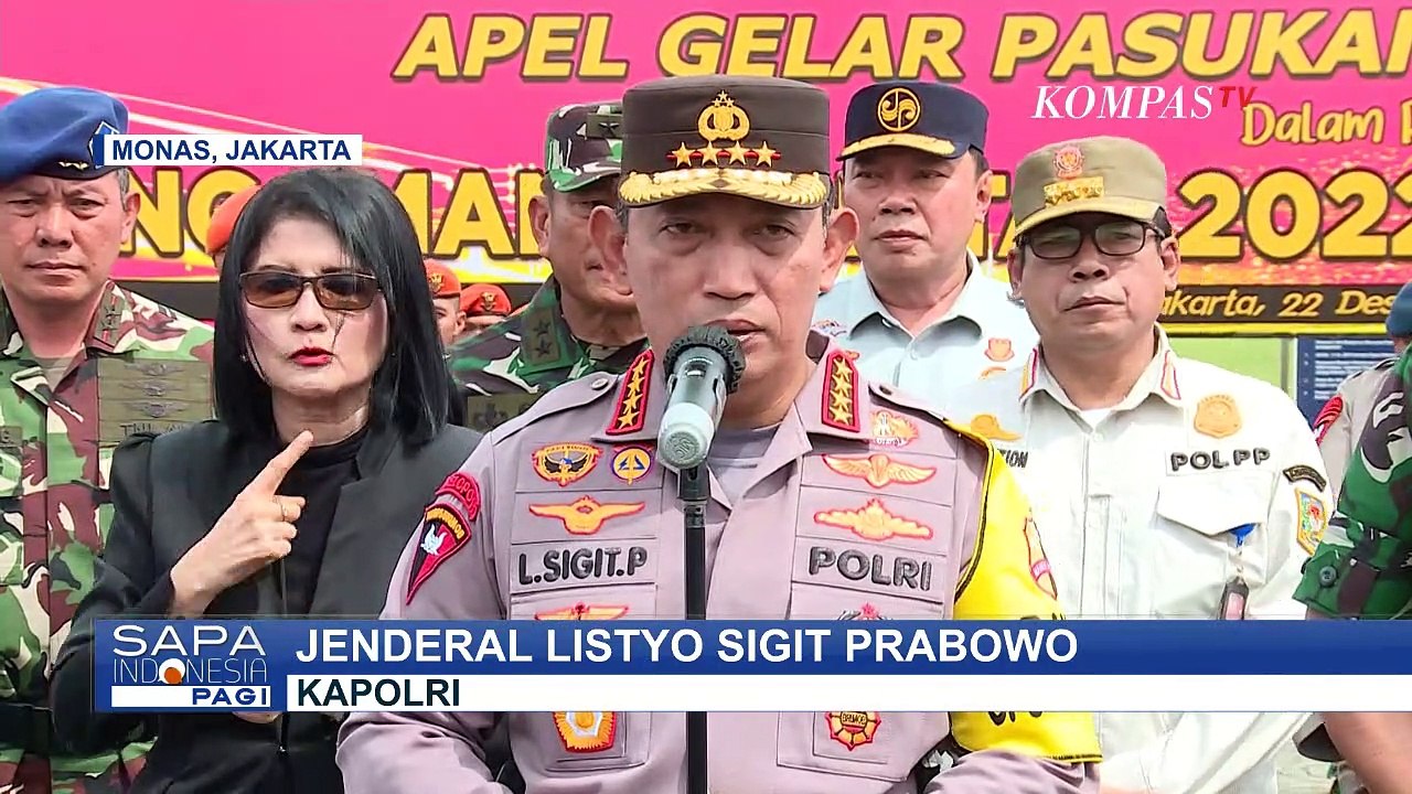 Kapolri dan Panglima TNI Pimpin Apel Pasukan Operasi Lilin Gabungan 2022