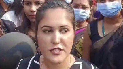 देवास :⁠ संविदा स्वास्थ्य कर्मचारियों की लगातार नौवें दिन भी हड़ताल जारी