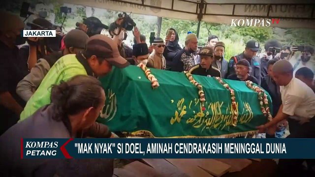 Aktris Senior, Aminah Cendrakasih 'Mak Nyak' Si Doel Tutup Usia