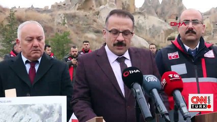Kapadokya'da kurtarma kazıları başladı