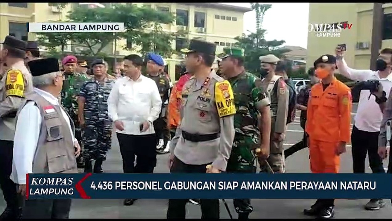 4.436 Personel Gabungan Siap Amankan Perayaan Nataru - Video Dailymotion
