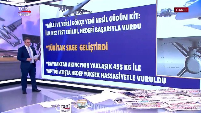 Milli ve Yerli 'Gökçe Yeni Nesil Güdüm Kiti' Hedefini Tam İsabetle Vurdu - TGRT Haber