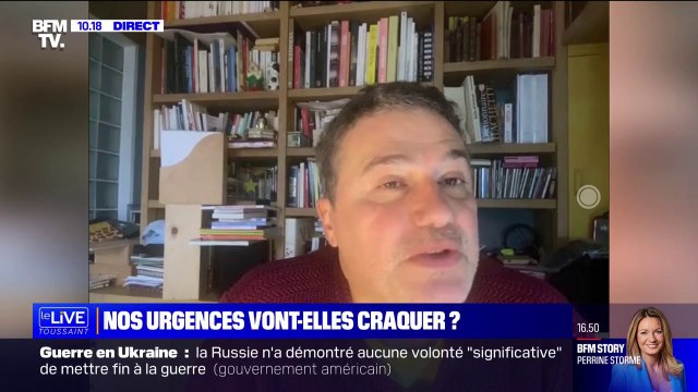 Patrick Pelloux: On n'est pas au bord de la saturation, nous sommes totalement saturés aux urgences