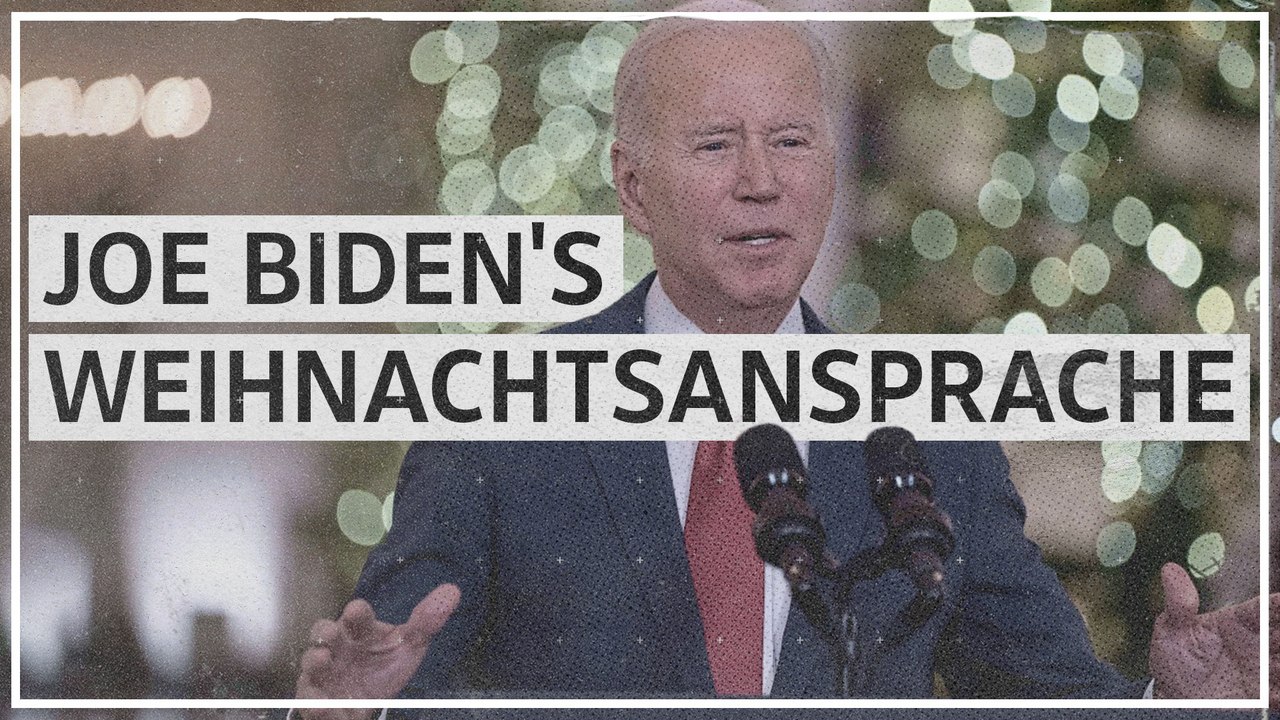 Biden: 'Hoffe, dass Weihnachtszeit einen Neuanfang für unsere Nation markiert'