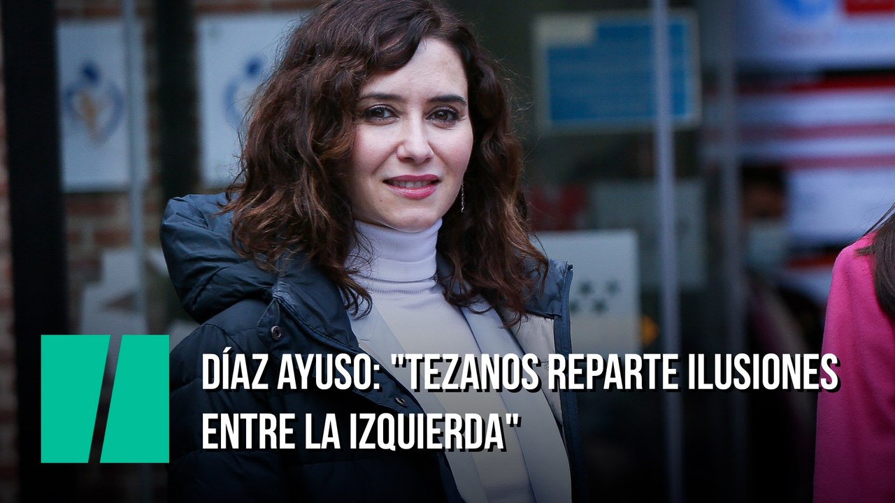Díaz Ayuso: "Hoy la lotería reparte ilusiones entre los españoles y Tezanos reparte ilusiones entre la izquierda"