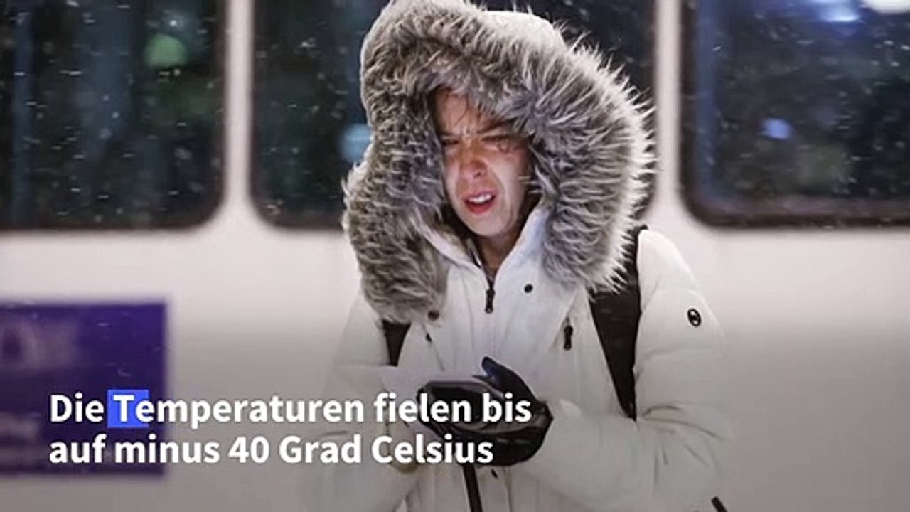 Kaltfront stürzt Teile der USA vor Weihnachten ins Chaos