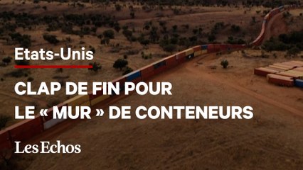 Un gigantesque « mur » de conteneurs va être démantelé à la frontière américano-mexicaine