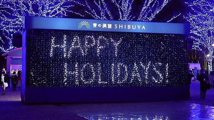 زينة الميلاد تضيء شوارع طوكيو