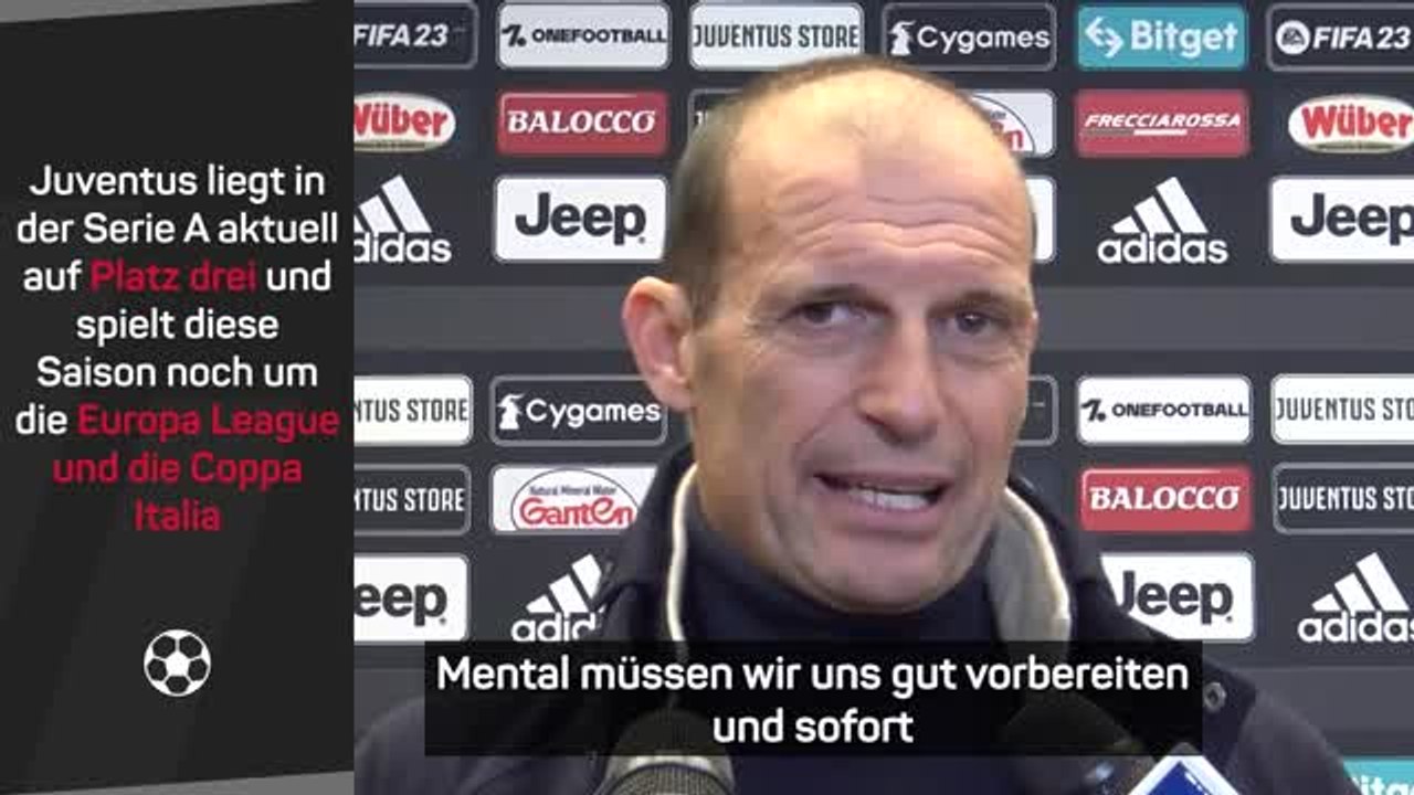 Allegri will mit juve zwei endspiele erreichen