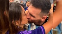 Lo primero que hizo Messi al ver a Antonela tras la final