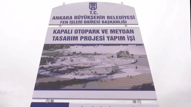 Ankara Büyükşehir'den Koru Mahallesi'nde Kapalı Otopark ve Kent Meydanı Çalışması