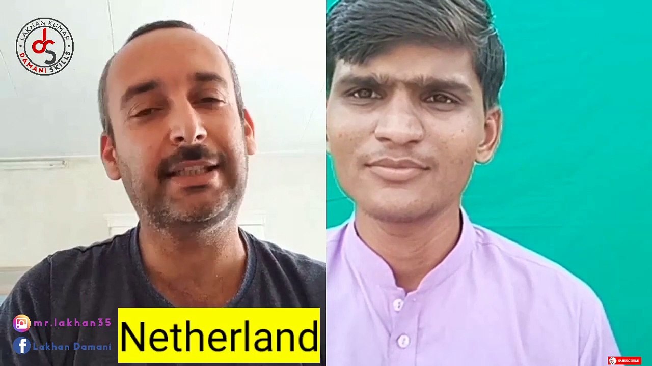 English Conversation Skype  #1 _ Netherlands English learner