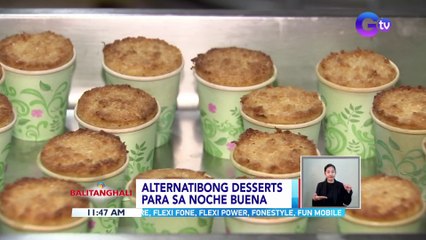 Alternatibong desserts para sa noche buena | BT