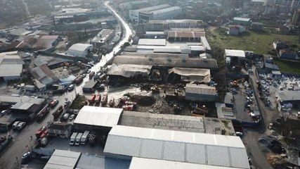 EYÜPSULTAN'DA YANAN FABRİKADA KAYIP İŞÇİNİN CESEDİNE ULAŞILDI - 2