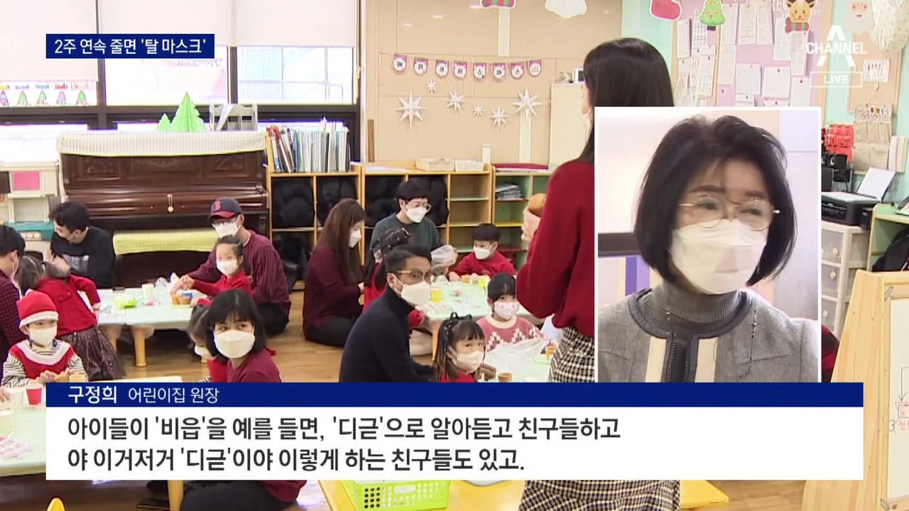 2주 연속 확진자 줄면 노마스크…이르면 내달 말 해제